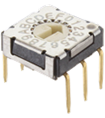 7.2mm x 7.2mm Low Profile Rotary DIP Switch